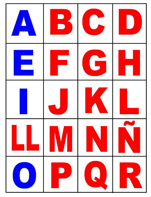 IMPRIMIR LETRAS MOVILES MAYUSCULAS Y MINUSCULAS